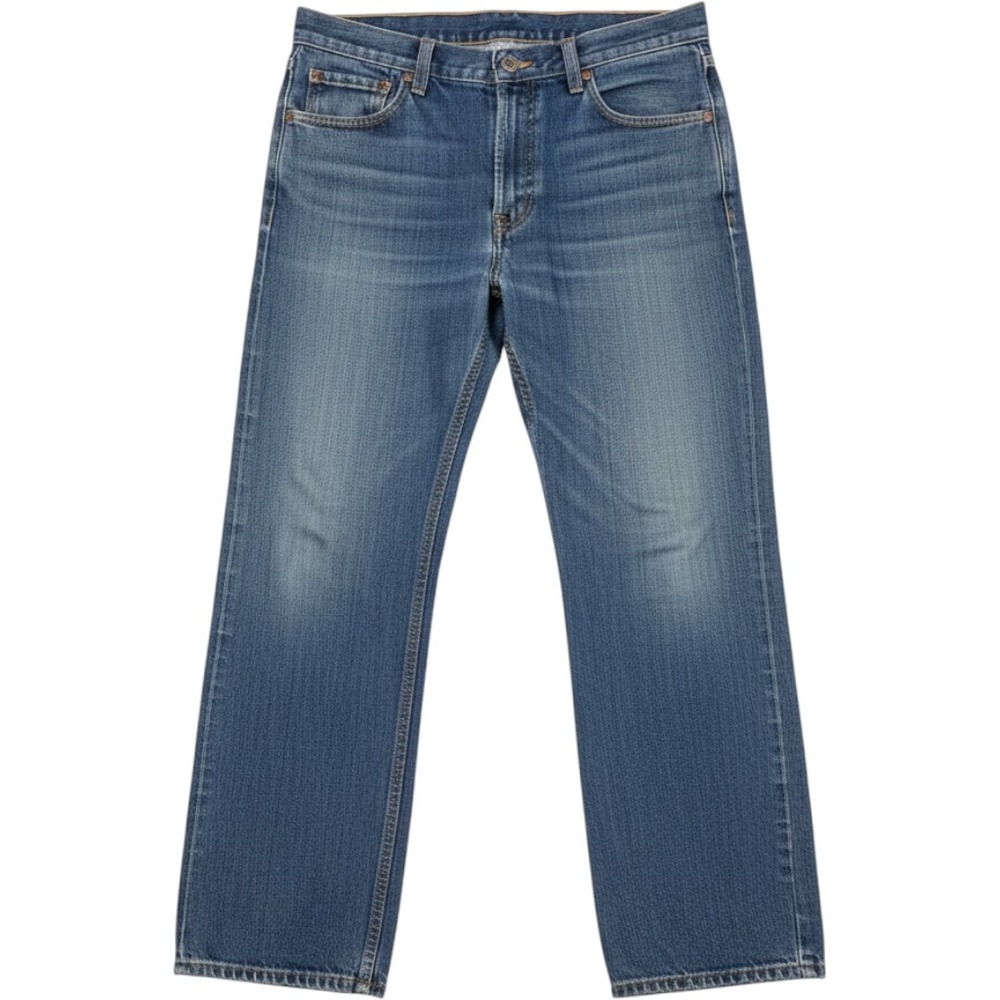 Levis 559 Relaxed Straight Jeans Mens 34x32 Medium Wash Blue Denim Pants